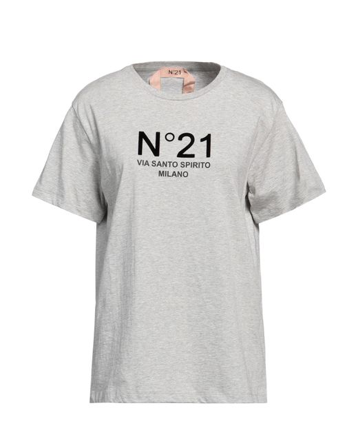 Camiseta N°21 de color Gray