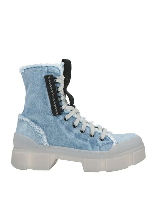 Vic Matié Blue Ankle Boots