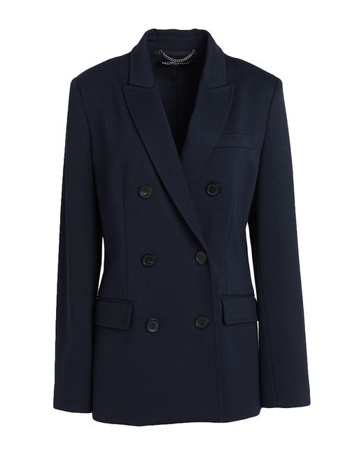Piazza Sempione Blue Blazer Viscose, Polyamide, Elastane