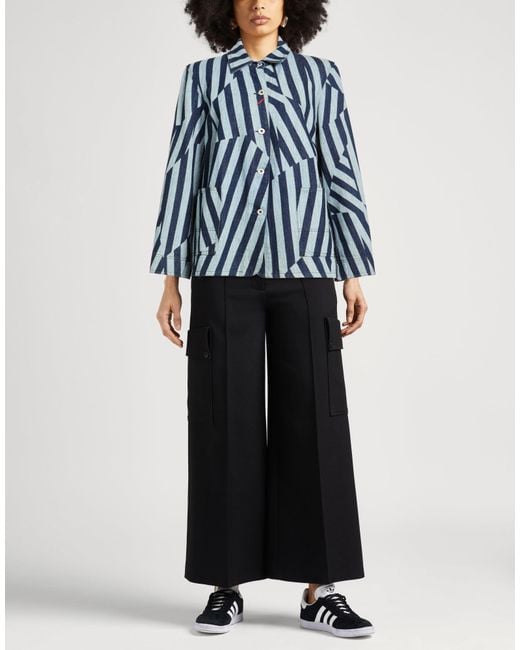 KENZO Blue Denim Outerwear Cotton
