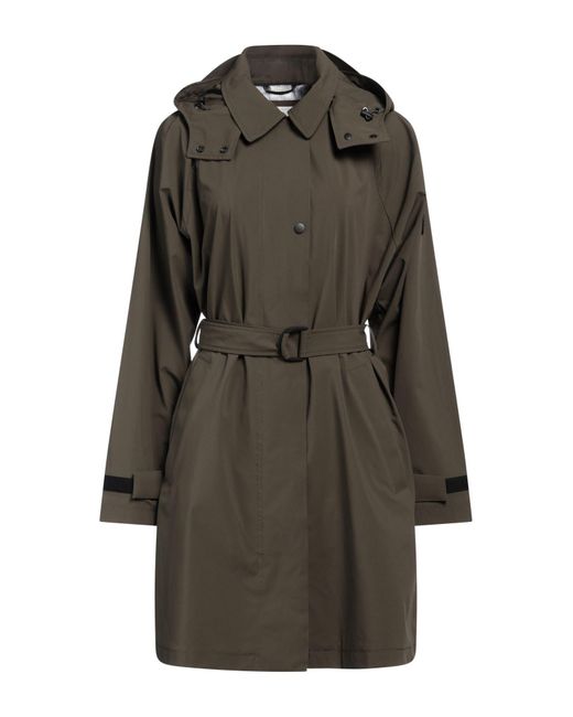 Woolrich Gray Overcoat & Trench Coat