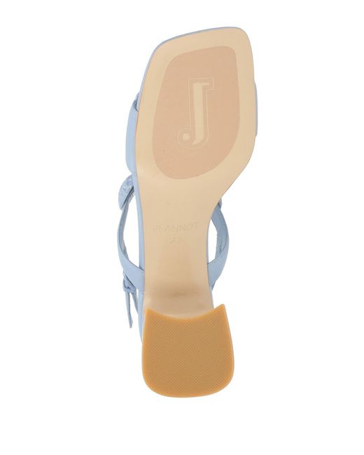 Jeannot Blue Sandals Leather