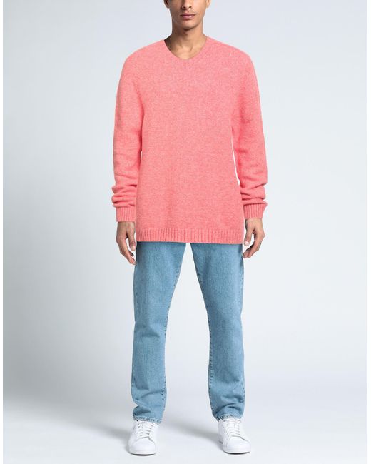 Suns Boards Pink Coral Sweater Polyamide, Viscose for men