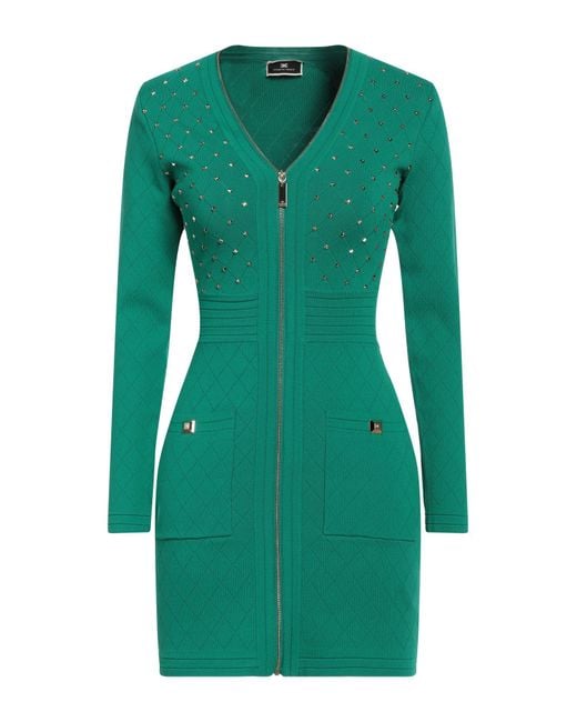 Robe courte Elisabetta Franchi en coloris Green