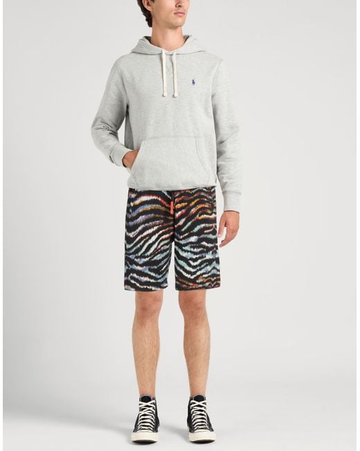 Just Cavalli Black Shorts & Bermuda Shorts Cotton for men