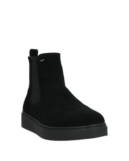 Alberto Guardiani Black Ankle Boots for men