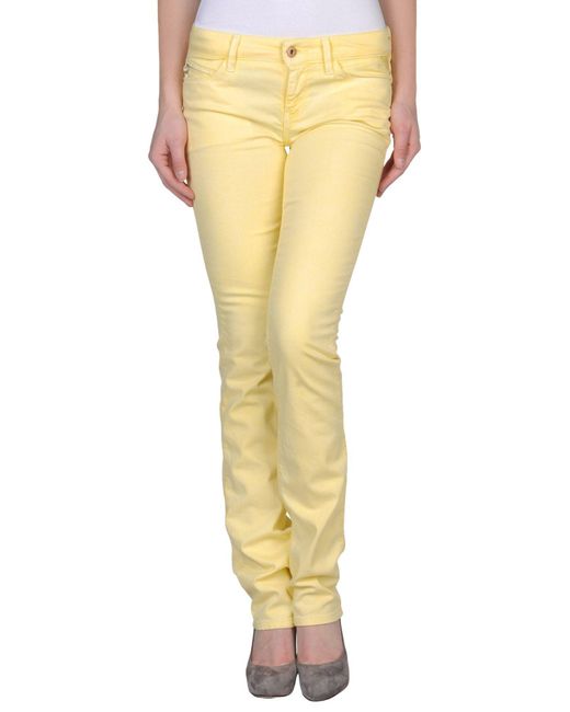 Pantaloni Jeans di Replay in Yellow