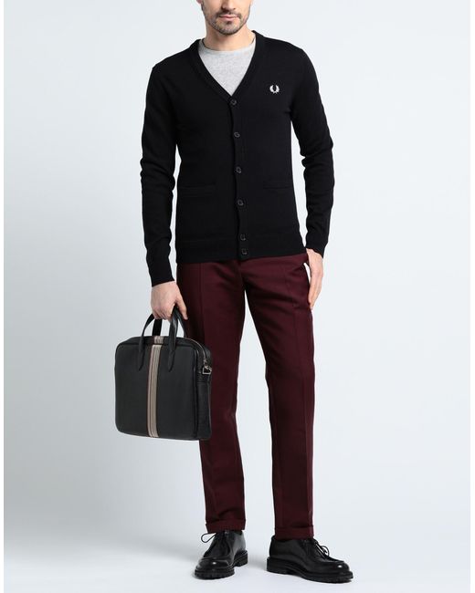 Fred Perry Black Cardigan for men