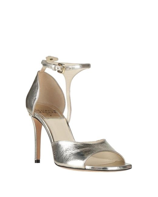 Laurence Dacade Metallic Sandals Leather