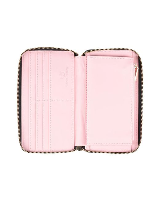 Chiara Ferragni Black Crossbody Wallet
