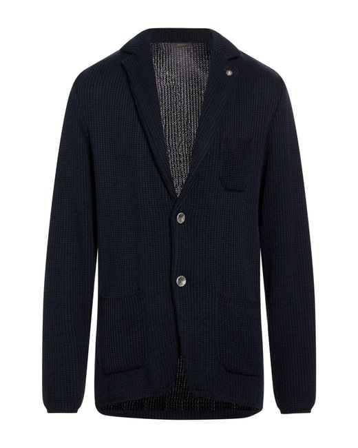 Officina 36 Blue Blazer Acrylic, Wool for men