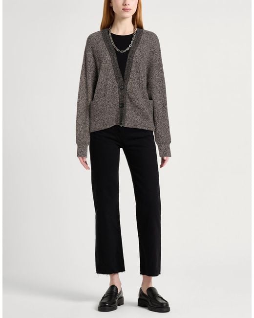 Sportmax Gray Cardigan Viscose, Polyester