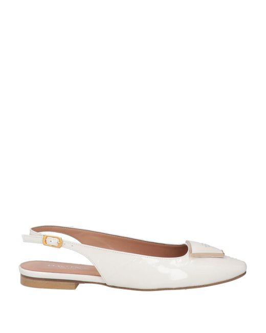 Baldinini White Ballet Flats