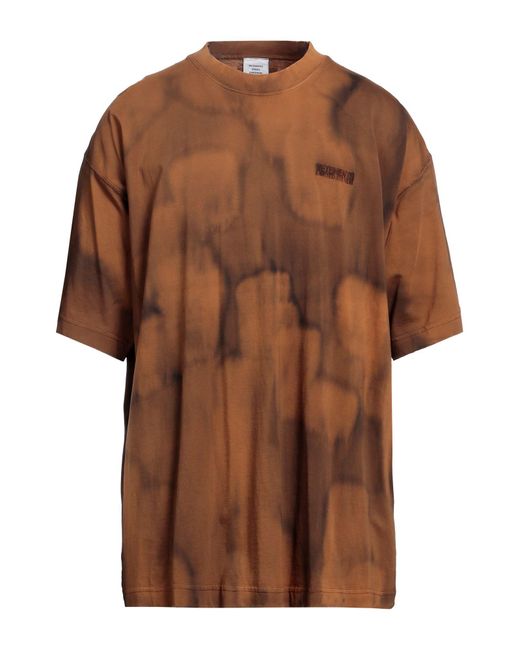 Vetements Brown T-shirt for men