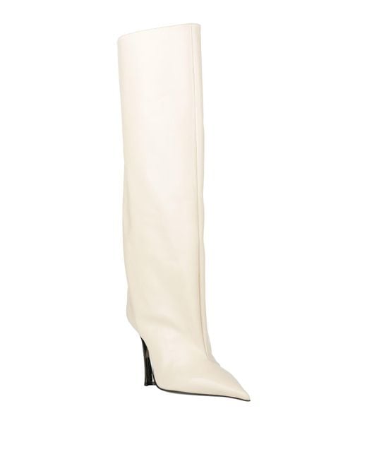 Mugler White Boot