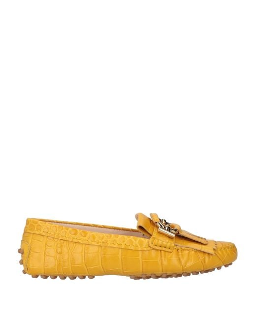 Tod's Yellow Loafer