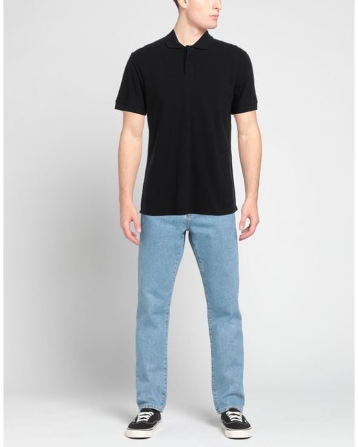 Emporio Armani Black Polo Shirt for men