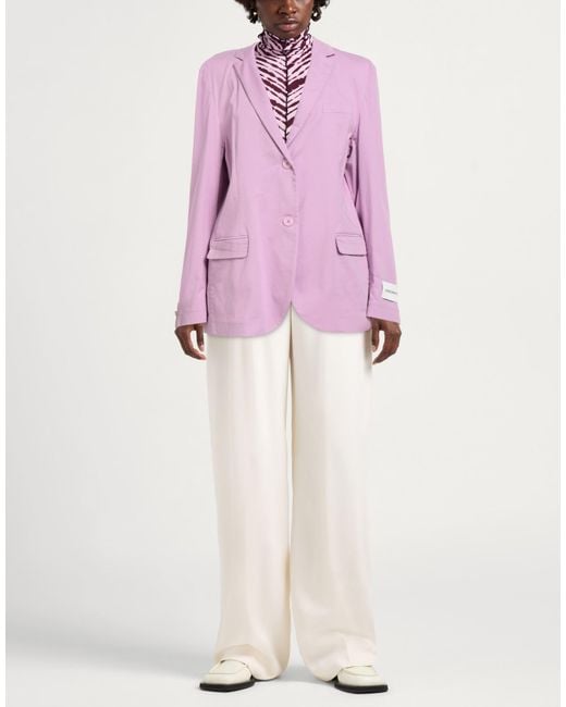 hinnominate Pink Blazer Cotton, Elastane