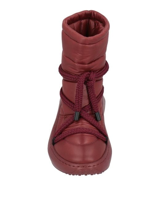 Vic Matié Red Brick Ankle Boots Synthetisches Material, Textile Fibers