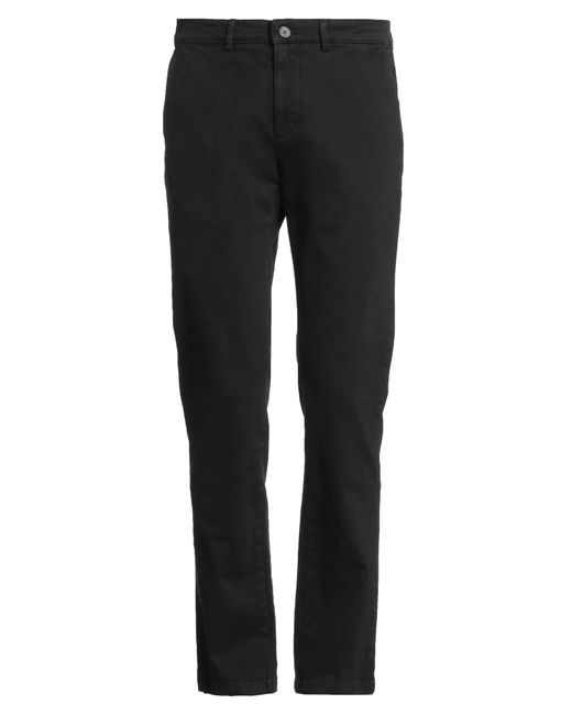 Lyle & Scott Black Pants Cotton, Elastane for men