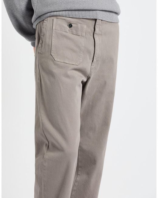 Barena Gray Pants Cotton, Elastane for men