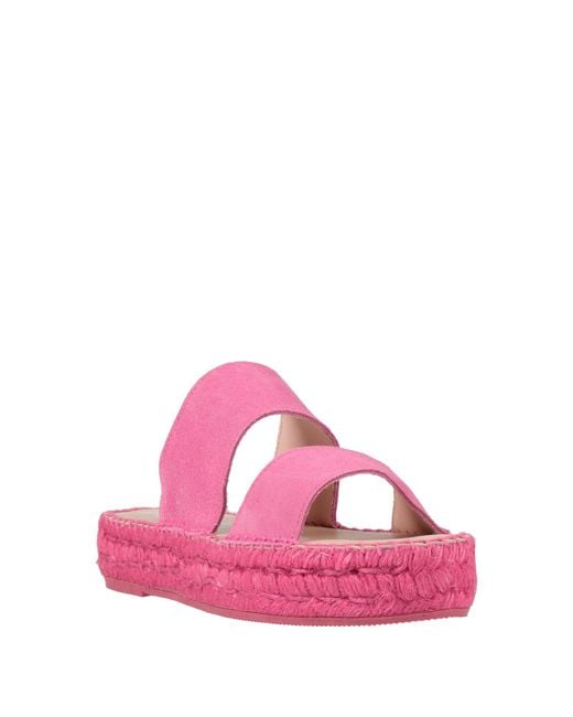 Manebí Pink Fuchsia Espadrilles Leather