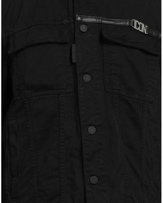 DSquared² Black Denim Outerwear for men