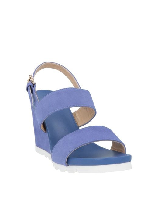Baldinini Blue Sandals Leather