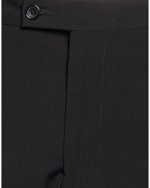 Exte Black Pants Wool for men