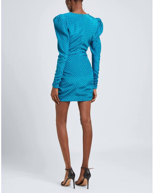 Alessandra Rich Blue Mini-Kleid