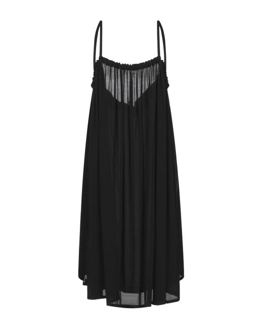 Pomandère Black Midi Dress