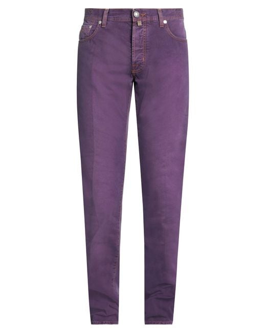 Jacob Coh?n Purple Jeans Cotton for men