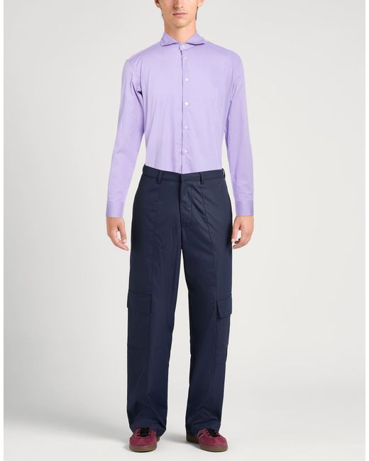 Daniele Alessandrini Purple Shirt for men