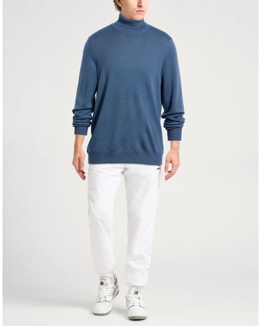 Gran Sasso Blue Turtleneck for men