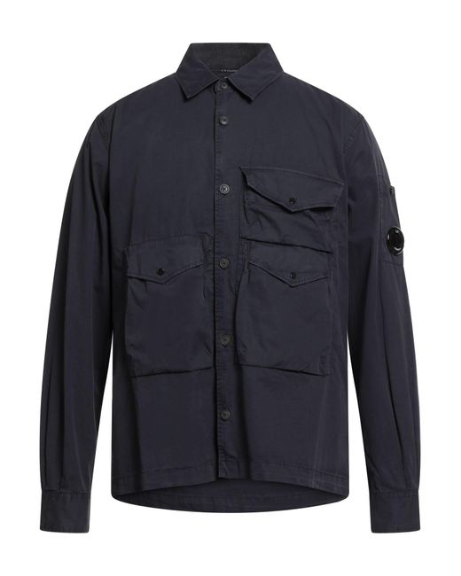 C P Company Blue Midnight Shirt Cotton for men