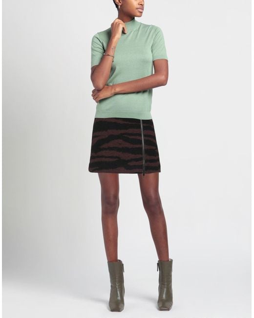 Ganni Black Mini Skirt