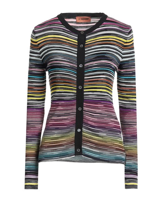 Missoni Black Cardigan Wool, Viscose
