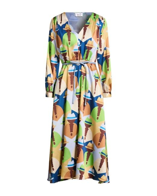 Niu White Midi Dresses