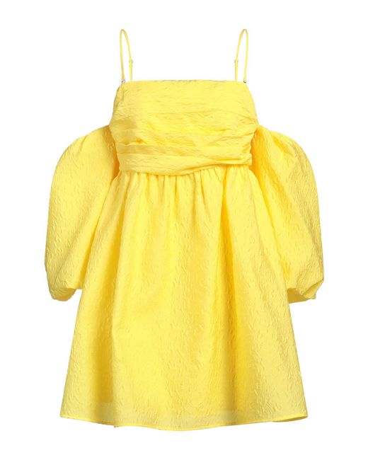 Twinset Yellow Mini Dress