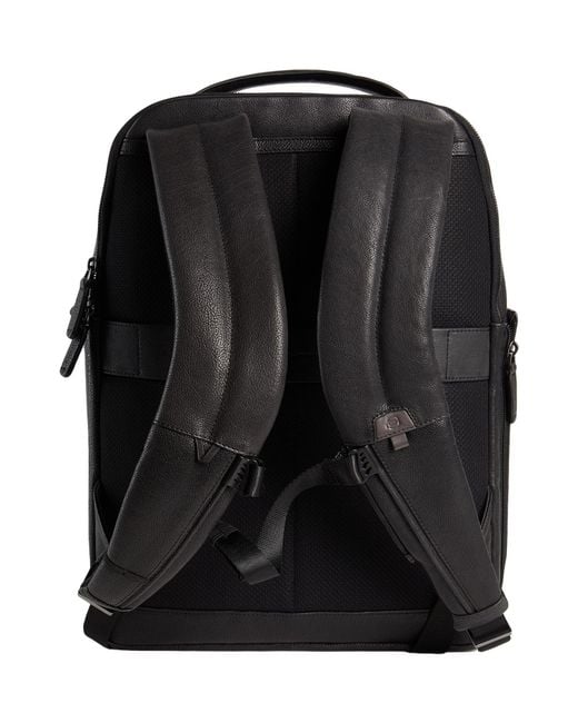 Piquadro Black Backpack Leather for men