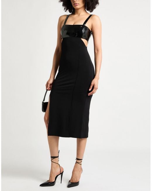 Patrizia Pepe Black Midi Dress