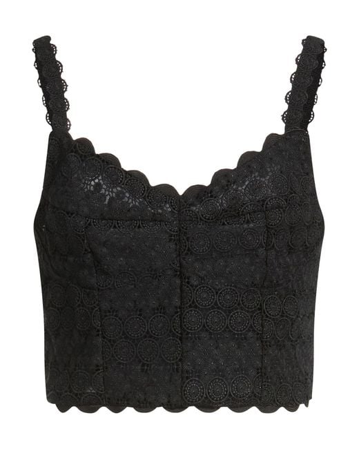 Nora Barth Black Top Polyester, Viscose, Elastane