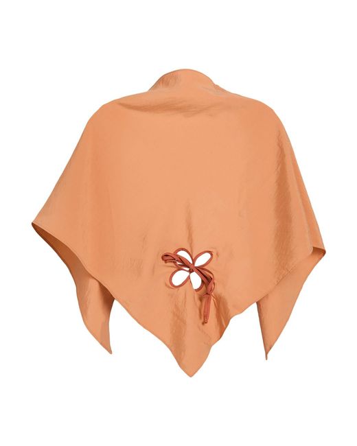 Alysi Orange Tan Scarf Modal, Polyester