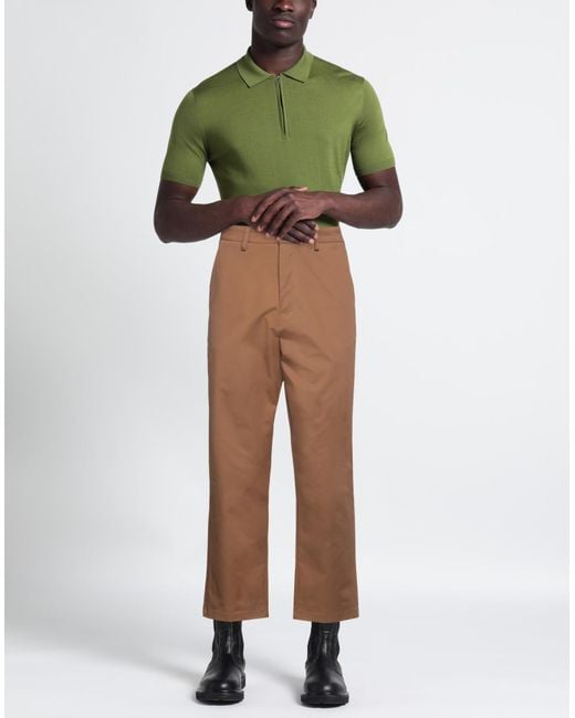 Daniele Alessandrini Brown Pants for men