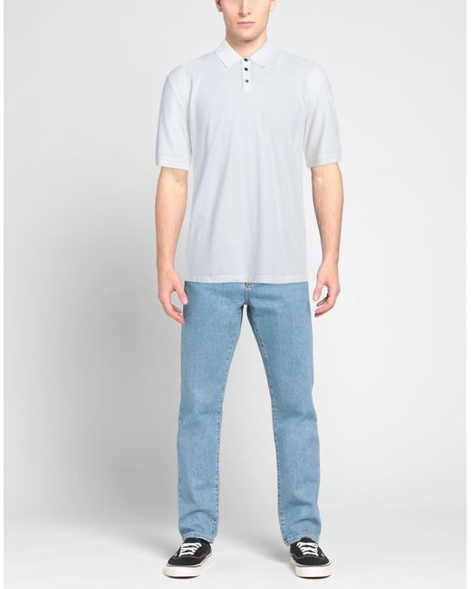 Polo Alpha Studio de hombre de color White