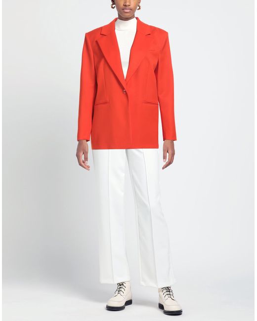 Patrizia Pepe Red Blazer