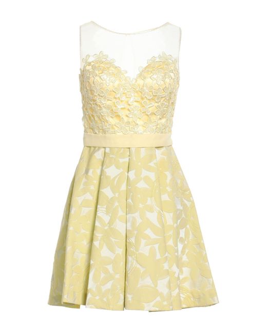 Fabiana Ferri Yellow Mini Dress