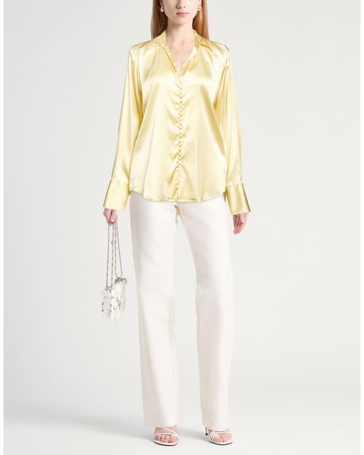 Dries Van Noten Metallic Shirt Silk, Elastane