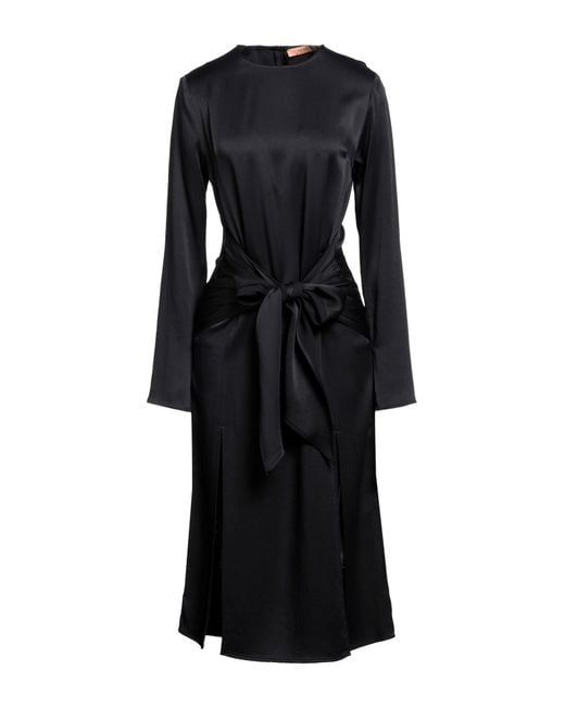 ANDAMANE Black Midi Dress