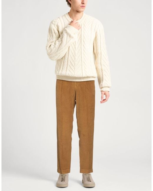 Incotex Brown Pants Cotton for men